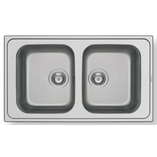 ΝΕΡΟΧΥΤΗΣ ΕΝΘΕΤΟΣ PYRAMIS Athena (86x50) 2B Inox Σατινέ 86x50 cm